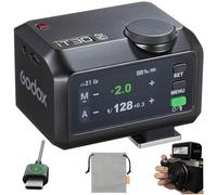 Godox IT30 Pro TTL Mini Flash for Canon Cameras, 2.4G Wireless Touchscreen Speedlite, HSS 1/8000s Master/Slave,500 Full Power Flashes, 1.5s Recycle, 7.4V Li-ion Battery (iT30Pro-C)