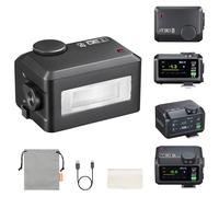 Godox iT30Pro-F Mini TTL External Camera Flash for Fujifilm, 2.8" Full-Color Touchscreen, 2.4G X Wireless 1/8000 HSS Speedlight, 1.5s Recycle, 560 Full Power Flashes with Rechargeable Battery (Black)