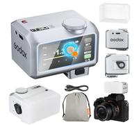 Godox iT30Pro-N iT30Pro N Mini Camera Flash with White Diffuser Speedlite560 Flashes at Full Wireless Master & Receiver Power 2.4G TTL Touchscreen for Nikon Camera DSLR (Silver)
