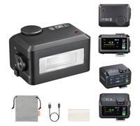 Godox iT30Pro-O Mini TTL Camera Flash for Olympus Panasonic, 2.8" Full-Color Touchscreen, 2.4G X Wireless 1/8000 HSS Speedlight, 1.5s Recycle, 560 Full Power Flashes with Rechargeable Battery (Black)