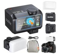 Godox iT30Pro-S iT30Pro S Mini Camera Flash with White Diffuser Speedlite560 Flashes at Full Wireless Master & Receiver Power 2.4G TTL Touchscreen for Sony Camera DSLR (Black)
