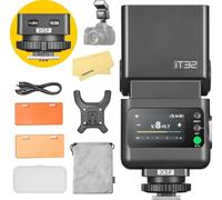GODOX iT32 2.4G TTL Camera Flash with Magnetic X5 F X5F X5-F TTL Wireless Flash Trigger for Fuji Fujifilm Camera Flash Speedlite,GN18,7.4V/900mAh Lithium Battery,1.5s Recycle Time,510 Full Power Shots