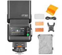 GODOX IT32 Camera Flash with X5S Flash Trigger for Sony Cameras,Modular Lighting System,Magnetic Hotshoe & Trigger in One,2.4GHz TTL and HSS 1/8000s,Colorful Touchscreen,LED Modeling Light