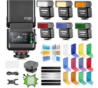 Godox iT32 TTL Camera Flash with X5C & MA02 Magnetic Accessory for Canon, | Compatible with Canon EOS R6 Mark II,R5 Mark II,R,RP,R5,R6,R7,R8,R10,R100,M50, Hotshoe & Trigger 2-in-1
