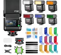 Godox iT32 TTL Camera Flash with X5L Wireless Trigger & MA02 Magnetic Accessory Kit for Leica, HSS 2.4GHz Wireless Trigger, Magnetic Hotshoe & Trigger 2-in-1, GN18 1.5s Recycle for Leica SL2/M10/Q2