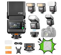 GODOX iT32 TTL Camera Flash with X5S Trigger for Sony ZV-E10 a7IV a7CII | a6700 A7III A7R V A7SIII ZV-1 A7CR ZV-E10 II etc, 2.4G HSS 1/8000s, Magnetic Hotshoe & Trigger 2-in-1 Mini Camera Flash
