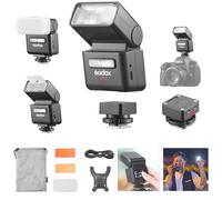 Godox IT32 TTL Camera Flash+X5L Trigger for Lecia SL2,SL3,M10,Q2,TYP601 | 7323, Magnetic Hotshoe&Trigger 2in1, 2.4G Wireless, HSS, GN18, Recycle Time 1.5s, LED Modeling Lamp,Tochscreen Speedlight