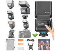 Godox IT32 TTL Camera Flash+X5O Trigger for Olympus Panasonic Cameras | E-M1, PEN-F, E-M10Il, E-M10III, E-P5, E-PL8, E-P5, GH4, LX100, DMC-GF1, DMC-G85, DMC-GX85, etc Magnetic Hotshoe&Trigger 2in1