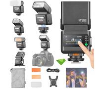 Godox IT32 TTL Camera Flash+X5S Trigger for Sony A7 IV,A7 III,A7R5,ZV-E10 | A7CII, A6700, A6400, A9 III, A6500, A7R, A7M3, A7RIV, α7MIV, A7RII, A77II, A99, A77, A6000, etc Magnetic Hotshoe&Trigger 2in1