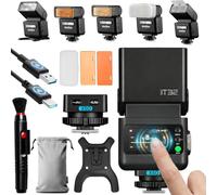 Godox iT32 with X5O Trigger for Olympus Panasonic, TTL Flash GN18 HSS | Detachable Flash Kit with Magnetic Trigger, 510 Full Power Flashes, Colour Touch Screen for Portrait Photography