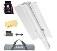 GODOX LC1000 Bi LC1000Bi 100W Bi-Color LED Light Stick Lighting, 2500-8500K CCT, CRI 96+ TLCI 96+, 65W/100W(P Model), 11 FX Lighting Effects, with Barndoor for Vlog, YouTube, Live Streaming, Portraits