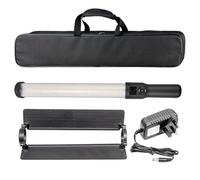 Godox LC500R 23w RGBWW LED Light Stick Selfie Light Photography Handheld Tube Strip Lighting 2500K-8500K Adjustable 360° Full Color RGB Video Light Wand Music Mode 14 FX Lighting Effects With Barndoor