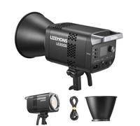 Godox LE200D 200W LED Video Light CRI96, TLCI 97, 5600K, APP Control with Built-in Power, Bowent Mount, 7 FX Effects for Live Streaming Portrait Product Photography