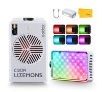 Godox Litemons C30R RGB LED Light Panel, Portable on Camera LED Light 1800K-10000K Continuous Light with Battery, LED Photography Fill Light for Video Portrait