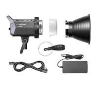 Godox Litemons LA150Bi LA150 150W LED Video Light Bicolour 2800-6500K CRI96 Bowens Mount Silent Dimmable Budget Continuous Lighting Studio Photo Light Streaming Portrait Photography (Single)