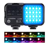Godox LITEMONS LED 6R RGB LED Video Light, Megnetic Design, Rechargeable | CRI95 3200K-6500K Adjustable Camera RGB Light, Mini LED Panel Light with RGB mode, CCT Mode and 13 FX Special Effects