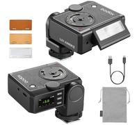 Godox Lux Junior II Retro Camera Flash TTL For Canon/Fujifilm/Nikon/Olympus | Retro TTL flash, 2.4G wireless, HSS 1/8000s, 180° rotation, 90° tilt, GN18, 400 Full power pops ,700mAh,Universal hot shoe