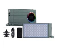 Godox M1 RGB Mini Creative Light,Led Video Light,13W 2500k-8500k Adjustable,CRI97 TLCT 97 RGB 0-360 Full Color,Music Beats Light Function and 40 FX Lighting Effects with Aluminum Alloy Shell(Green)