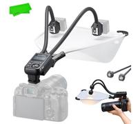 Godox MA2 Macro Twin Light, Dual Flexible Arm LED Modeling & Flash System | for Sony/Nikon/Canon/Fuji/Leica/Panasonic, A/B Control, Adjustable 2800K-6500K Color Temperature, Magnetic Diffuser