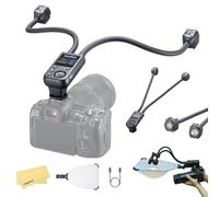 Godox MA2 Macro Twin Light for Canon Sony Nikon Fuji Olympus Panasonic | Flexible Macro Lighting for Close-up Shooting,Hot-Shoe,LED Modeling/Dual Flexible Arms/Flash Fill,A/B Control,2800-6500K CCT
