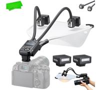 Godox MA2 Macro Twin Light with 2 iM20 Mini Camera Flashes Kit | for Sony/Nikon/Canon/Fuji/Leica/Panasonic, A/B Control, Adjustable 2800K-6500K Color Temperature, MA02-D Magnetic Diffuser