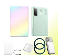 Godox MA5R 2 in 1 RGB Led Video Light with Magnetic Charing, CCT 1800K-10000K, 14 Lighting Effects, Full Color Selfie Fill Light, Supports NFC APP Control (Green)