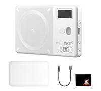 Godox MA5R Magnetic Charging LED Video Light,4900mAh Capacity, 14 Kinds Of Scene Light Effect, NFC Joint Control Adjustment For Portrait Photography Outdoor Live Vlog Shooting （White）