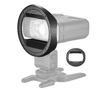 GODOX MF-CB Round Adapter Ring for MF12 Macro Flash, Compatible with AK-R1 Accessory Kit & Godox MF-T76, Allows Mounting of Round Head Light Modifiers