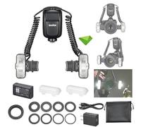 Godox MF-T76 C MF-T76C TTL Macro Twin Flash for Canon, 76Ws Macro Speedlight, HSS, 1.2s Recycle Time, 550 Full Power Flash, GN22.4, 2.4G Wireless, Flash for Dental, Insects, Flowers Photography