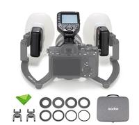 Godox MF12-DK1 Dental Flash 12W Macro Ring Flash for Sony Cameras, 500 Full Power Flashes, 0.01~1.7s Recycle Time GN=16.1, with Godox XProlIS+ Flash Trigger for Dental Photography, Macro Photography