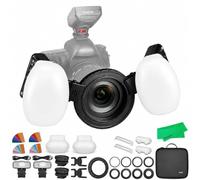 Godox MF12-K2 Macro Flash Kit with MF-DD Diffuser(2-Light Kit)