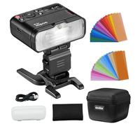 Godox MF12 TTL Macro Flash 12W 2.4G Wireless X System Built-in Lithium Battery Suitable for Flower, Insect, Portrait Shooting, Compatible with Nikon, Sony, Canon, Fuji, etc.