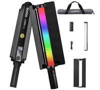 GODOX MINI LC500R RGB LED Light Stick 20W Handheld Photography Light Wand CRI≥95 2500K-8500K 15 FX Effects Support Wireless Remote Control with Barndoor Grip, Handle, USB Cable