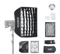 Godox Mini Softbox 30cm*45cm/ 11.8in*17.7in with Grid Diffuser Fast-Setup Bowens Mount Umbrella Softbox Compact Photography Lighting Softbox for Photography Continuous Light Monolight Strobe Flash
