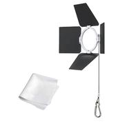 Godox ML-B4 Barn Door for GODOX Mount LED Video Lights, Light Control Accessory Compatible with ML100Bi ML100R ML80BI ML150BI ML60IIBi ML60 ML60BI ML30 ML30Bi and More