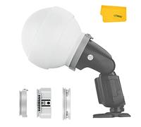 Godox ML-CD15 Diffusion Dome Kit, Silicone Flash Diffuser with 3 Adapters Compatible for Godox V1 V1 Pro AD100 Pro AD200 Pro AD300 Pro AD400 Pro V860III TT600 TT685II TT520II TT560