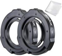 Godox ML-GB Bowens Adapter 2Packs, Change Godox Mount to Bowens Mount | for GoDox AD300Pro AD400Pro Flash, ML150Bi ML80Bi ML100Bi ML60IIBi ML30, ML30Bi, ML60, ML60Bi Led Video Lights