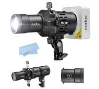 Godox ML-SP-50 Projection Lens for ML100Bi & ML100R, 50° Wide Beam Optical Spotlight Lens, Includes GOBO Set & Gel Holder, Portable Projection Lighting Modifier for Photography & Filmmaking