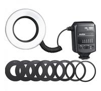 Godox ML150II Macro Ring Flash, GN12 on Camera Ring Flash Light, CCT 5800K±200K for Fuji, for Canon, for Nikon, for Sony, for Olympus Camera
