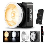 Godox ML40Bi Bi-Color LED Video Light, 26400Lux @1m 5600K, Built-in Battery, USB-C PD Charging, CRI/TLCI 97, 2800K-6500K, Magnetic Mount, 11 FX Effects, App Control for Vlogging Photography