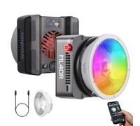 Godox ML40R 60W RGB Full Color Pocket LED Video Light | 1800K-10000K, CRI≈95, Built-in 4800mAh Battery, 14 FX Effects, Magnetic Back, App Control for Streaming/Creative Lighting