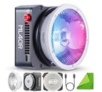 Godox ML40R RGB LED Video Light, Portable Full-Color Fill Light | CCT 1800-10000K, 14 Effects, Photography Lighting, App Control, Compact LED Lighting for YouTube, Vlog, Live Streaming, Filmi
