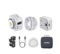 Godox ML80Bi Bi-Color LED Video Light - 2800K-6500K Continuous Output, Magnetic Quick-Mount System, Wireless Battery & APP Control, Detachable Studio Lighting for Photography/Filming/Live Streaming