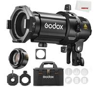 Godox MLP19K/MLP26K/MLP36K Projection Attachment Provides Special Functions Such As Spotlight and Floodlight, Beam Cutting, Optical Zoom, Beam Modeling for Godox Mount LED Light/Flash (MLP-19K)