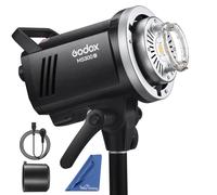 Godox MS300V Super-Compact Studio Strobe Flash with LED Modelling Lamp - 300Ws, 5800K, 0.1-1.3s Recycle Times, Bowens S-Type Fitting, Control Methods: Sync Cord, Test Button, Wireless Control Port