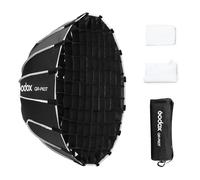 Godox QR-P60T Quick Release Parabolic Softbox with Honeycomb Grid | Bowens Mount with Front & Inner Diffuser Carrying Bag for Godox MS300 MS300-V SK400II QT400III SL60W SL60II SL100D SL100Bi