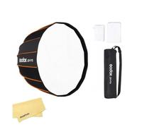 Godox QR-P70 70cm/27.6inch Quick Release Parabolic Softbox, Bowens Mount with Inner&Front Diffuser,Suitable for Video Shooting,Live Recording,Interview Lighting