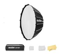 Godox QR-P90T 90cm/35.4inch Quick Release Parabolic Softbox,Bowen Mount with Inner&Front Diffuser,Suitable for On-site and Small-space Shooting