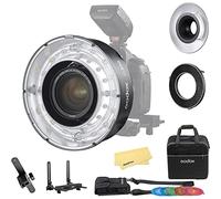 Godox R200 Macro Ring Flash Head, 5800±200K 200Ws for Godox AD200Pro II AD200 AD200 Pro for Portrait Shooting, Wedding Shooting with Carry Bag/Reflector/Honeycomb Grid for Reflector/Color Gels Kit