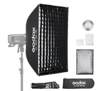 Godox Rectangular Softbox, 60cm*90cm/ 23.6in*35.4in with Grid Diffuser Fast-Setup Bowens Mount Softbox Compact Photography softbox for Photography Shooting Continuous Light Monolight Strobe Flash